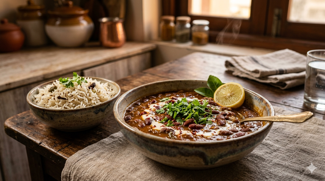 Rajma Masala with Jeera Rice